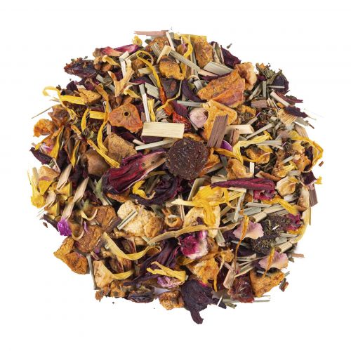 INFUSION FRUITÉE D'ÉTÉ - TISANE - Pêche Menthe